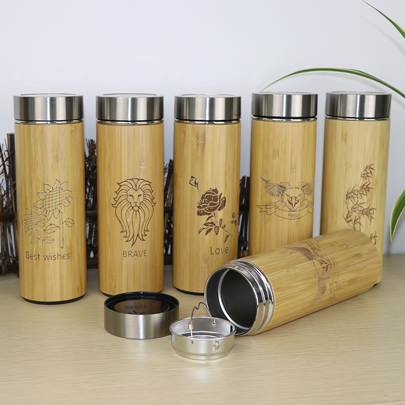 Tazza Thermos 500 ml Bamboo Woodway